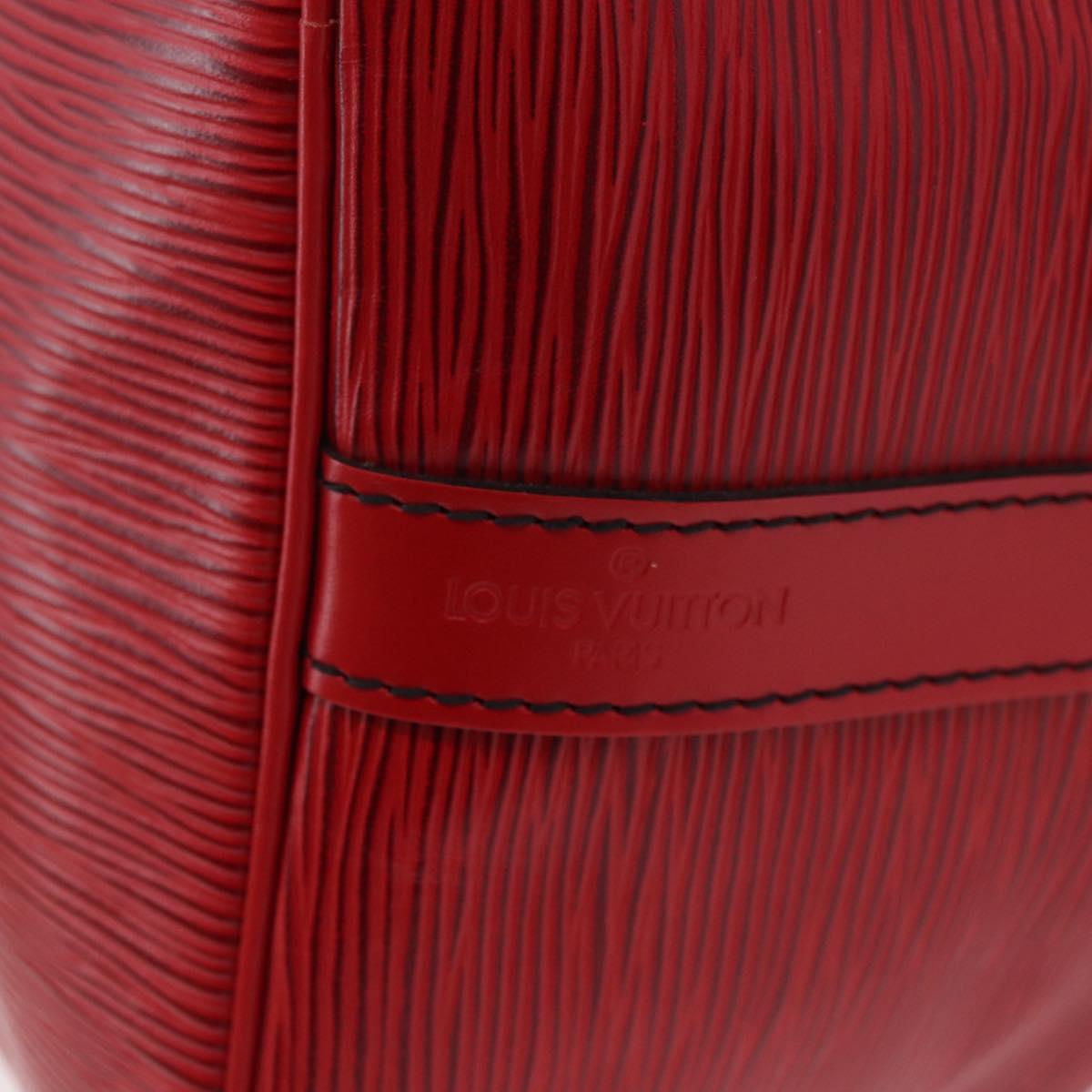LOUIS VUITTON Epi Petit Noe Shoulder Bag Red M44107 LV Auth 189163