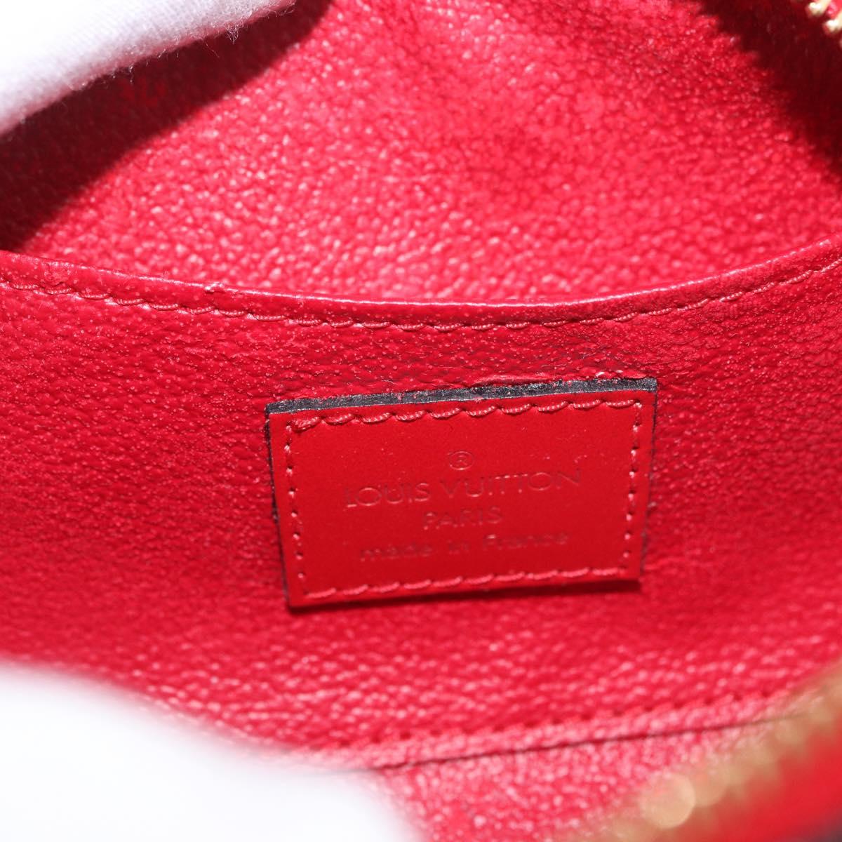 LOUIS VUITTON Epi Dauphine PM Pouch Red M48447 LV Auth 189167