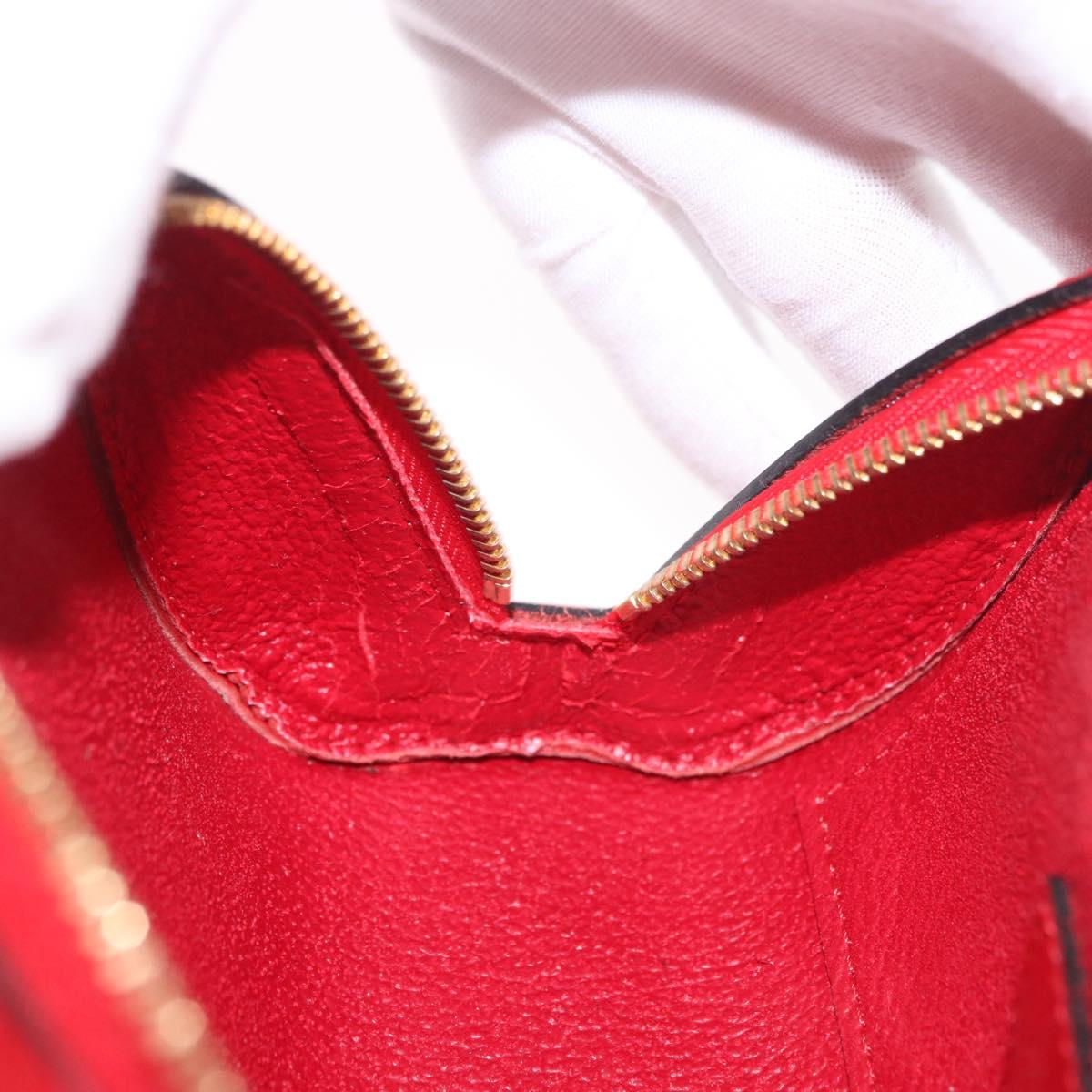LOUIS VUITTON Epi Dauphine PM Pouch Red M48447 LV Auth 189167