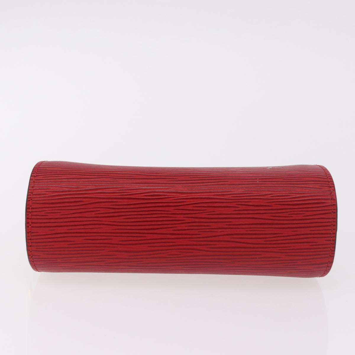LOUIS VUITTON Epi Dauphine PM Pouch Red M48447 LV Auth 189167