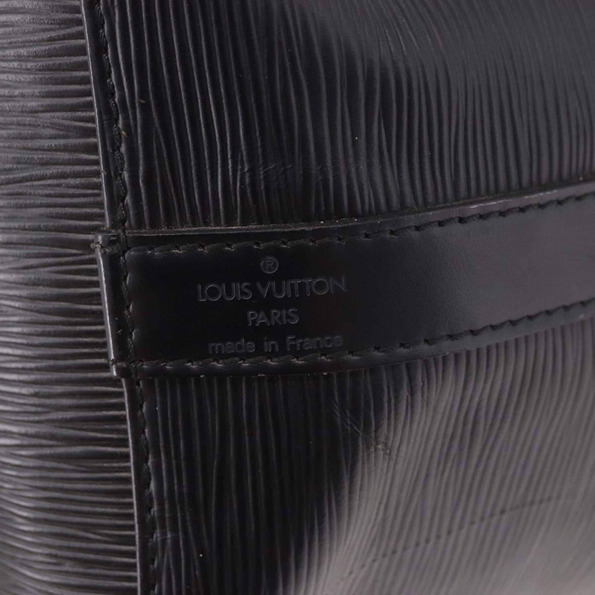 LOUIS VUITTON Epi Petit Noe Shoulder Bag Black M44102 LV Auth 189169