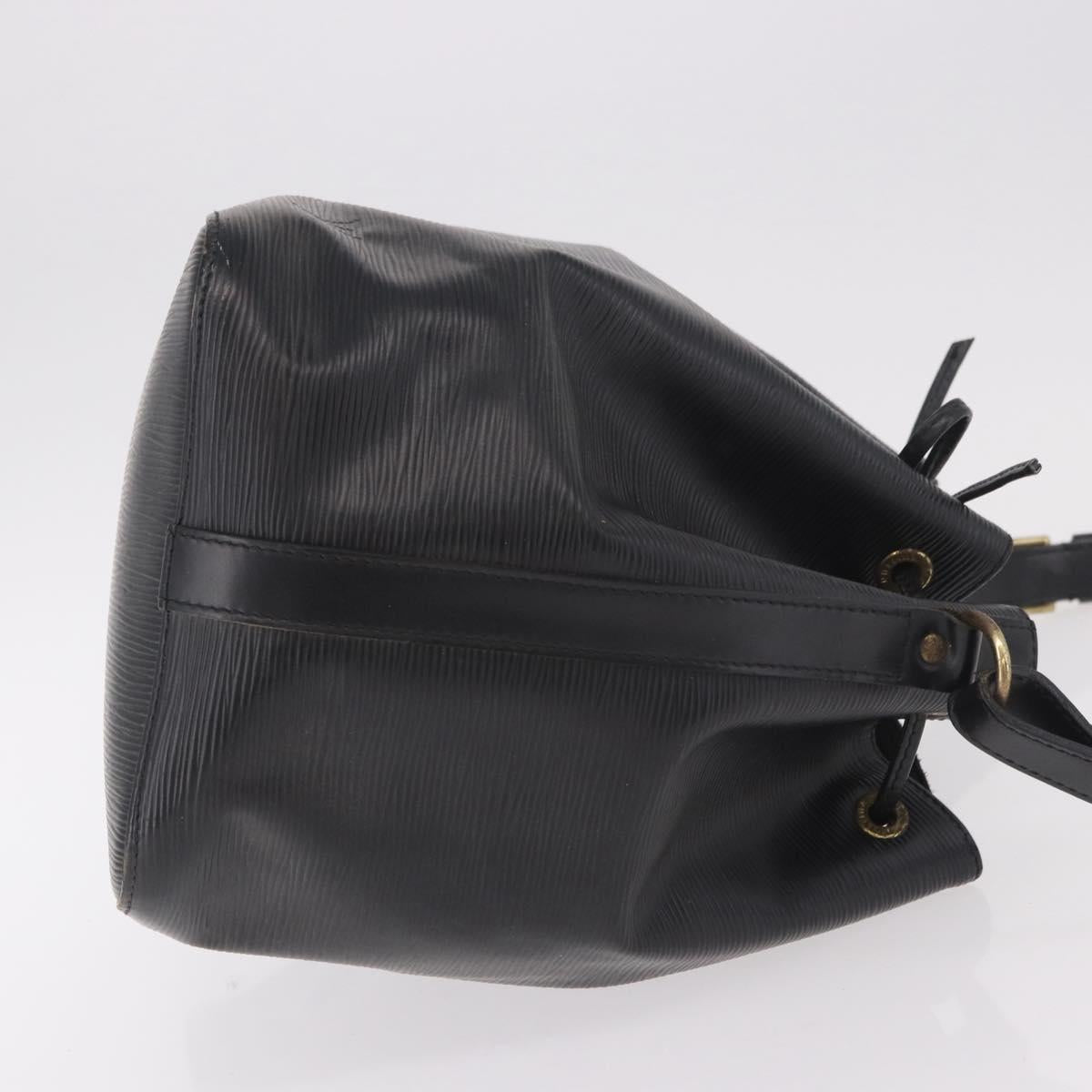 LOUIS VUITTON Epi Petit Noe Shoulder Bag Black M44102 LV Auth 189169
