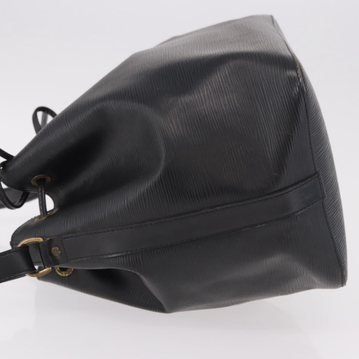 LOUIS VUITTON Epi Petit Noe Shoulder Bag Black M44102 LV Auth 189169