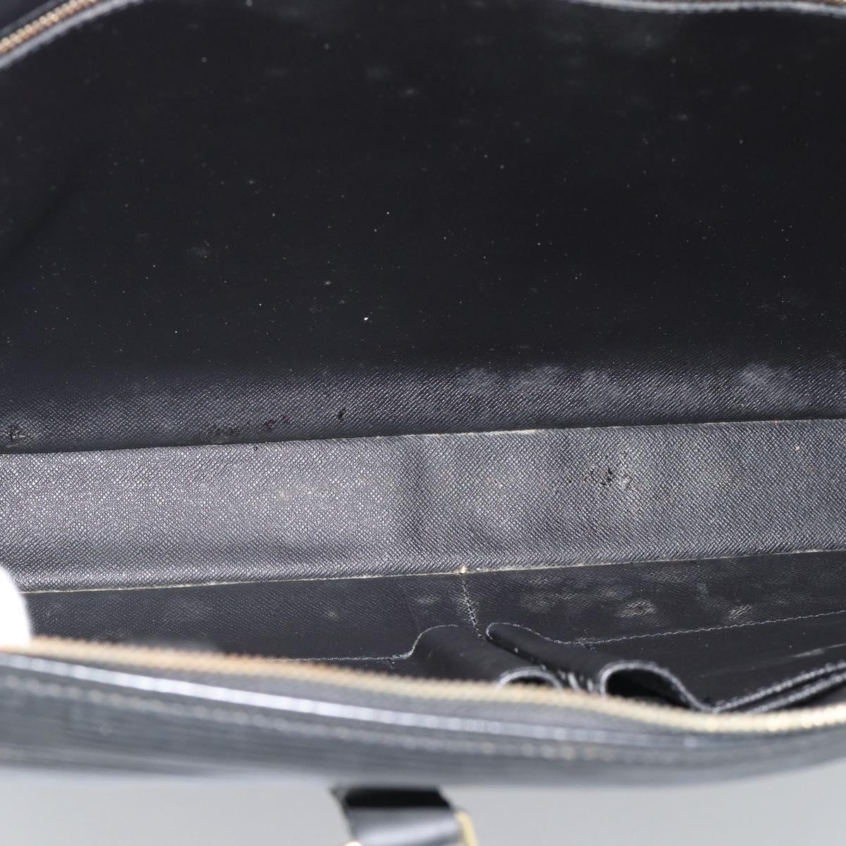 LOUIS VUITTON Epi Porte Documents Voyage Business Bag Black M54472 Auth 189171