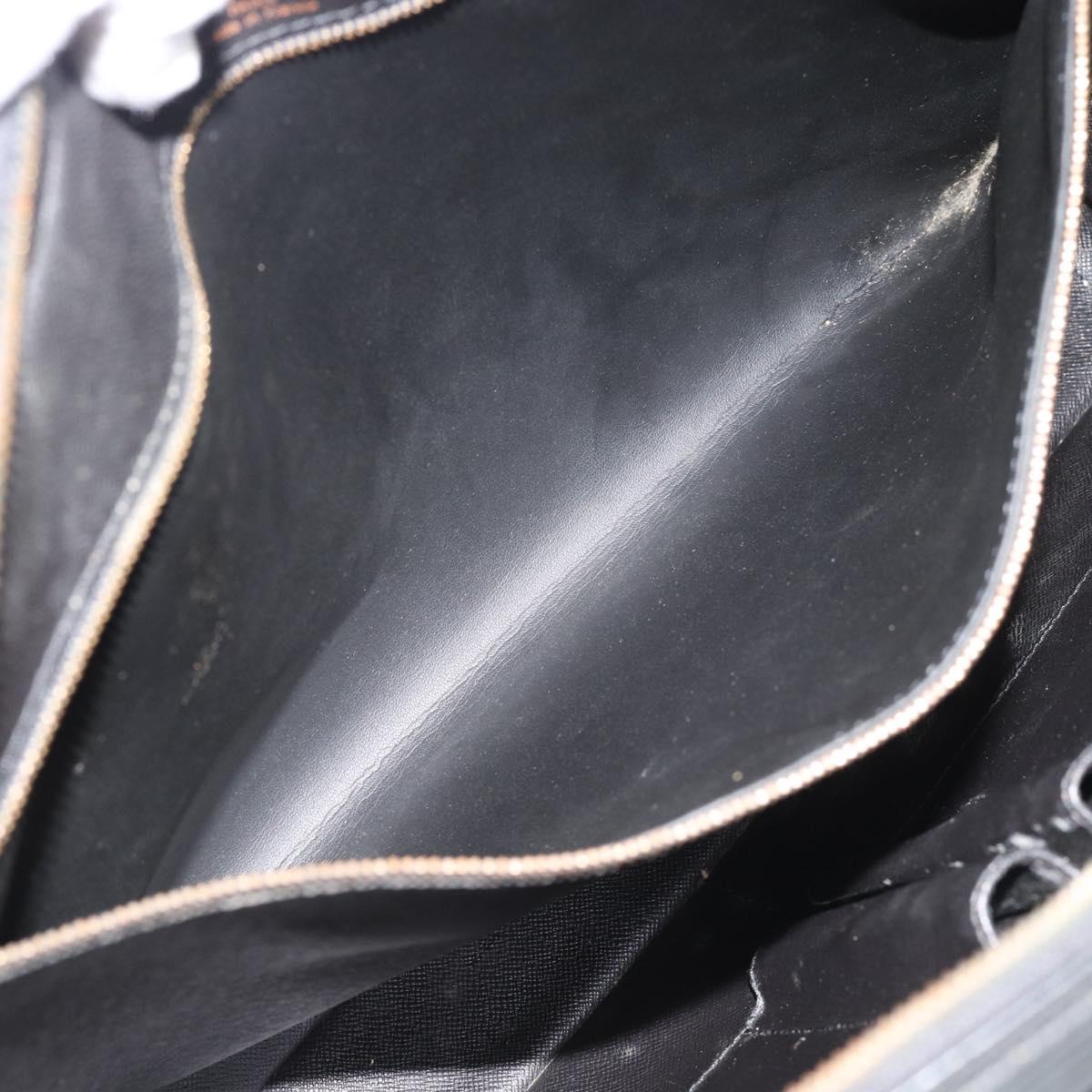 LOUIS VUITTON Epi Porte Documents Voyage Business Bag Black M54472 Auth 189171