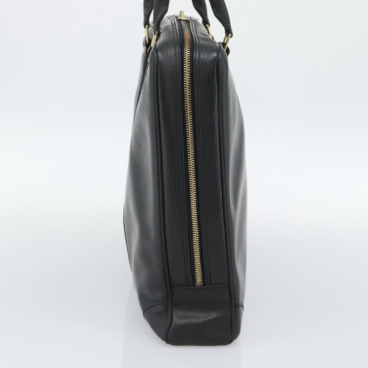LOUIS VUITTON Epi Porte Documents Voyage Business Bag Black M54472 Auth 189171