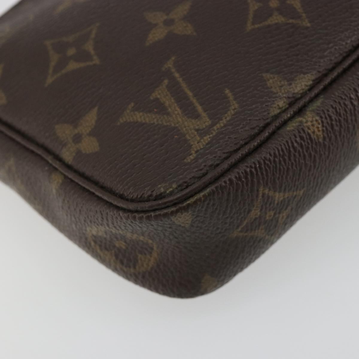 LOUIS VUITTON Monogram Pochette Accessoires Pouch M51980 LV Auth 189173