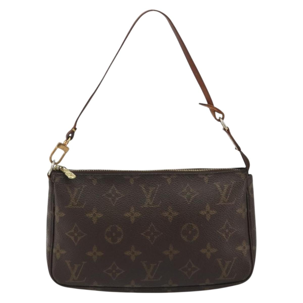 LOUIS VUITTON Monogram Pochette Accessoires Pouch M51980 LV Auth 189173
