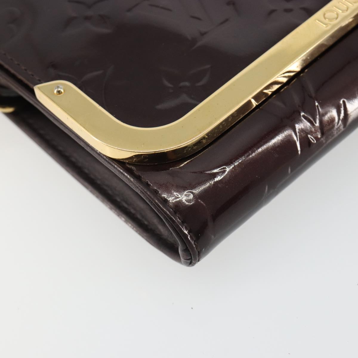 LOUIS VUITTON Vernis Rossmore PM Shoulder Bag Rouge Favist M91547 Auth 189176A