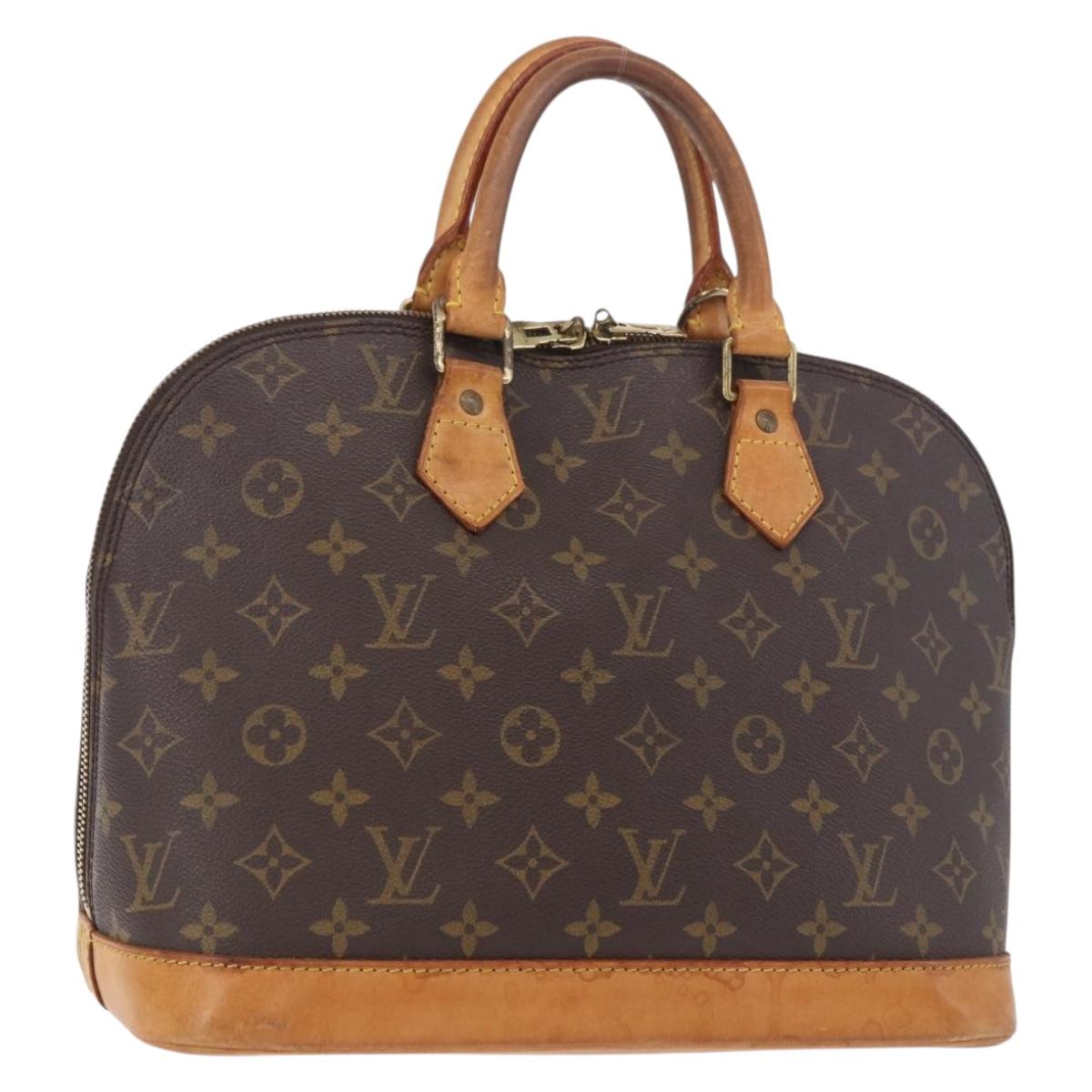 LOUIS VUITTON Monogram Alma Hand Bag M51130 LV Auth 189179