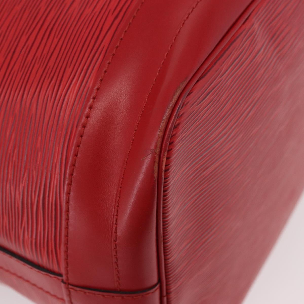 LOUIS VUITTON Epi Noe Shoulder Bag Red M44007 LV Auth 189183V