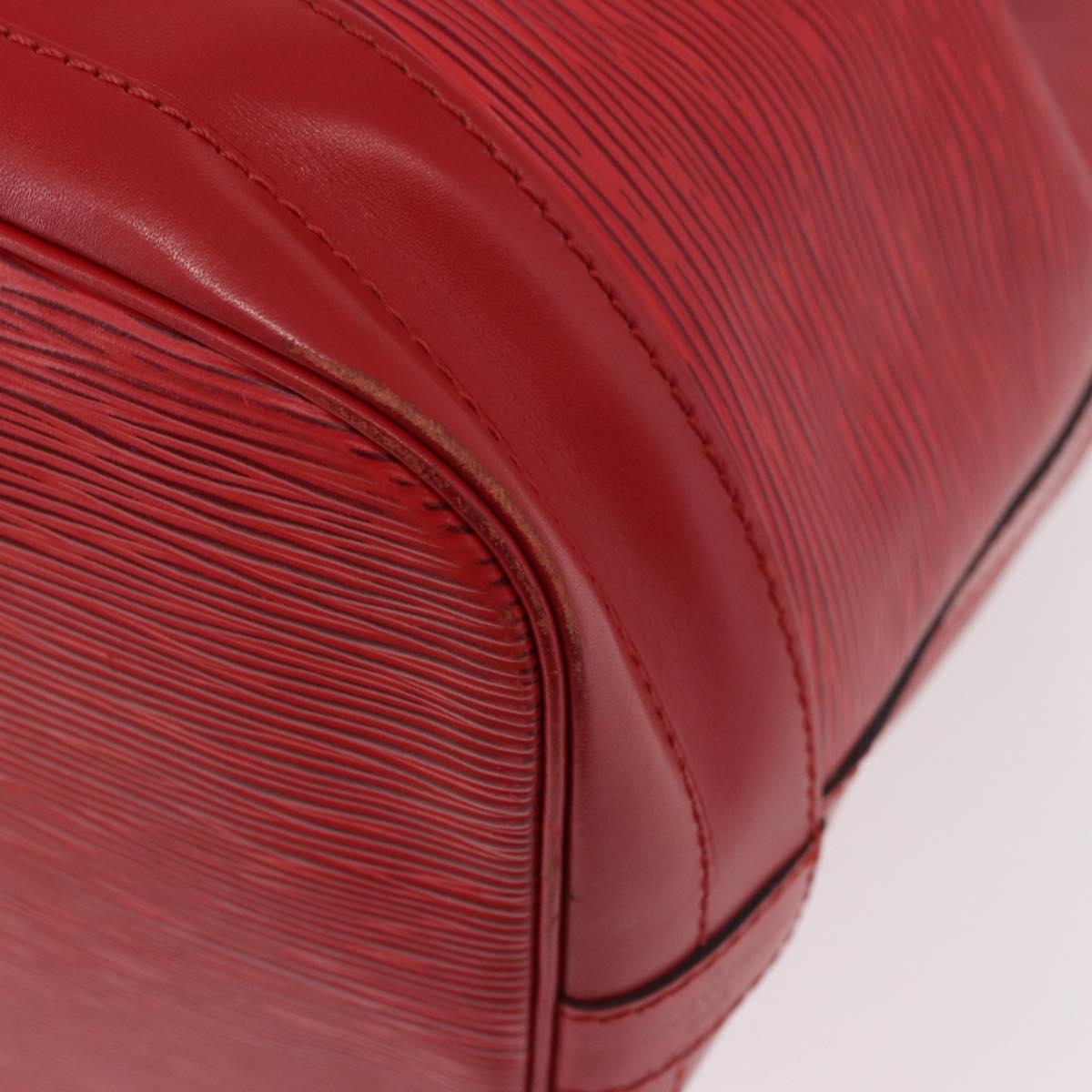 LOUIS VUITTON Epi Noe Shoulder Bag Red M44007 LV Auth 189183V