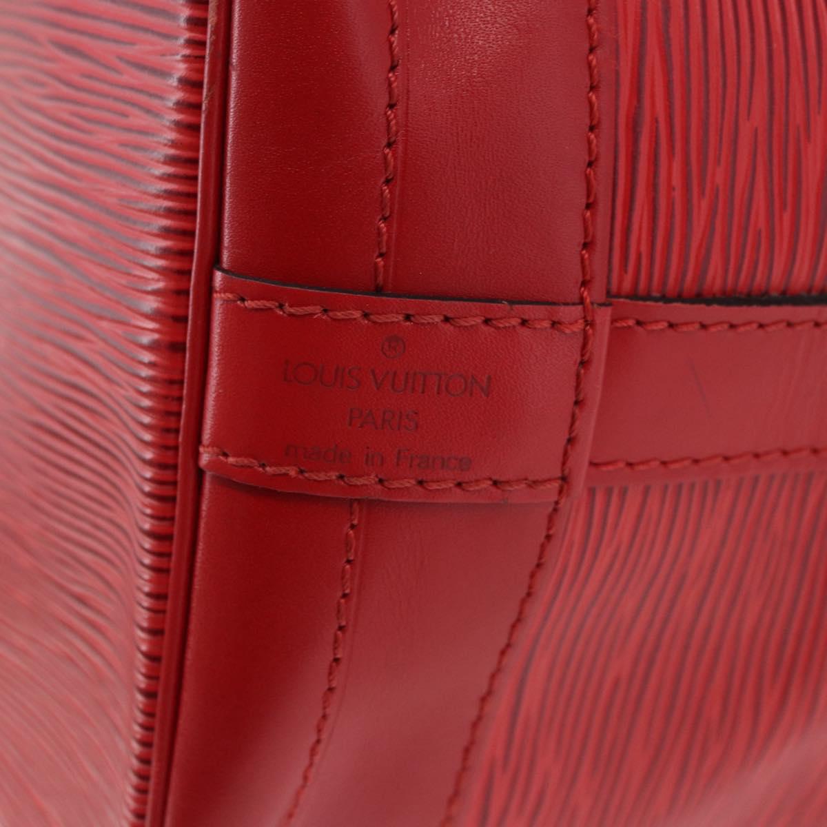 LOUIS VUITTON Epi Noe Shoulder Bag Red M44007 LV Auth 189183V