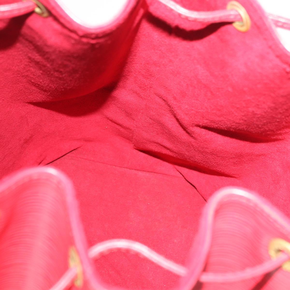 LOUIS VUITTON Epi Noe Shoulder Bag Red M44007 LV Auth 189183V