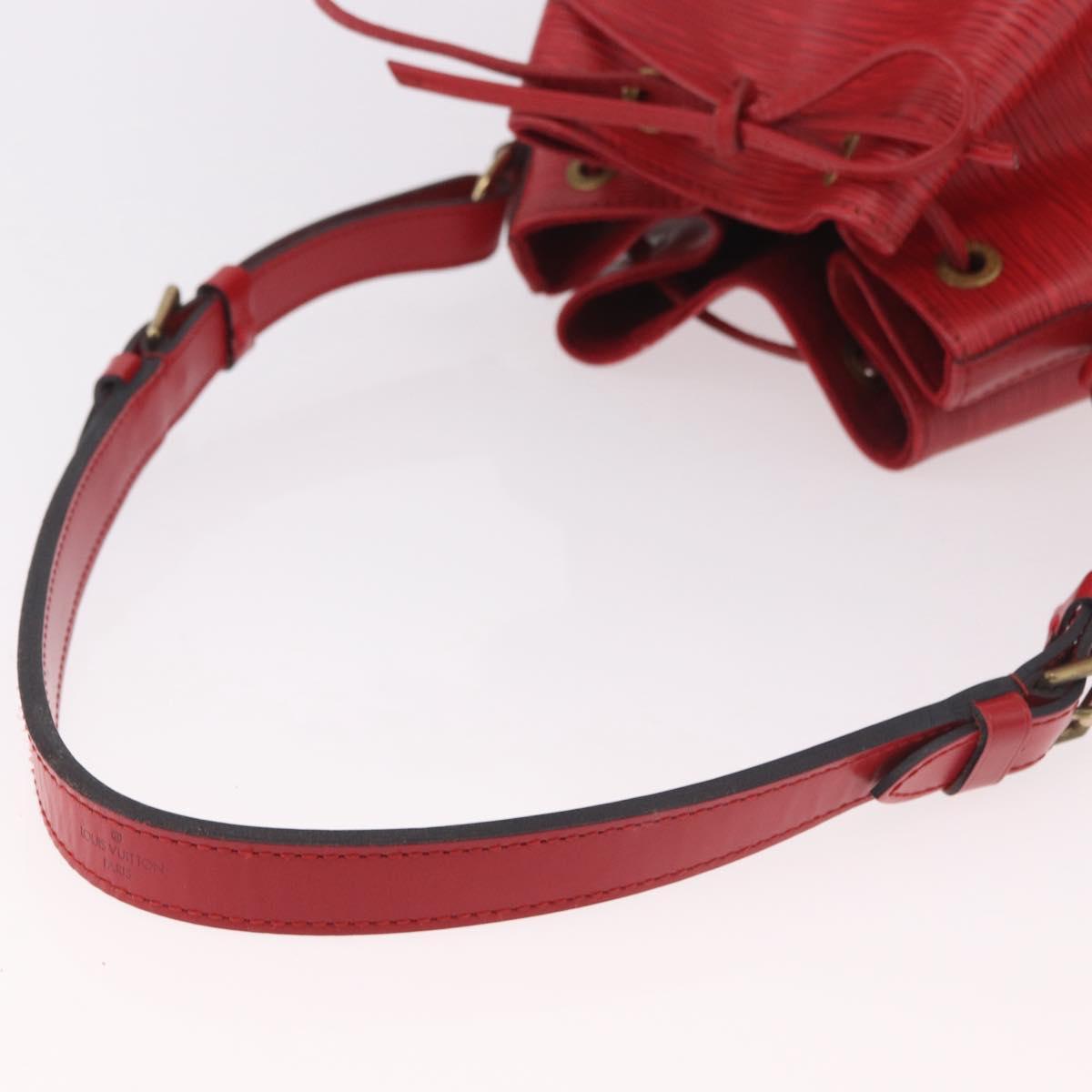 LOUIS VUITTON Epi Noe Shoulder Bag Red M44007 LV Auth 189183V