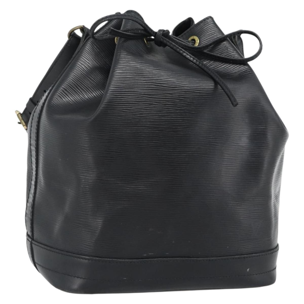 LOUIS VUITTON Epi Noe Shoulder Bag Black M44002 LV Auth 189185
