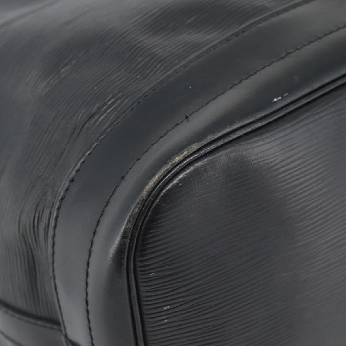 LOUIS VUITTON Epi Noe Shoulder Bag Black M44002 LV Auth 189185