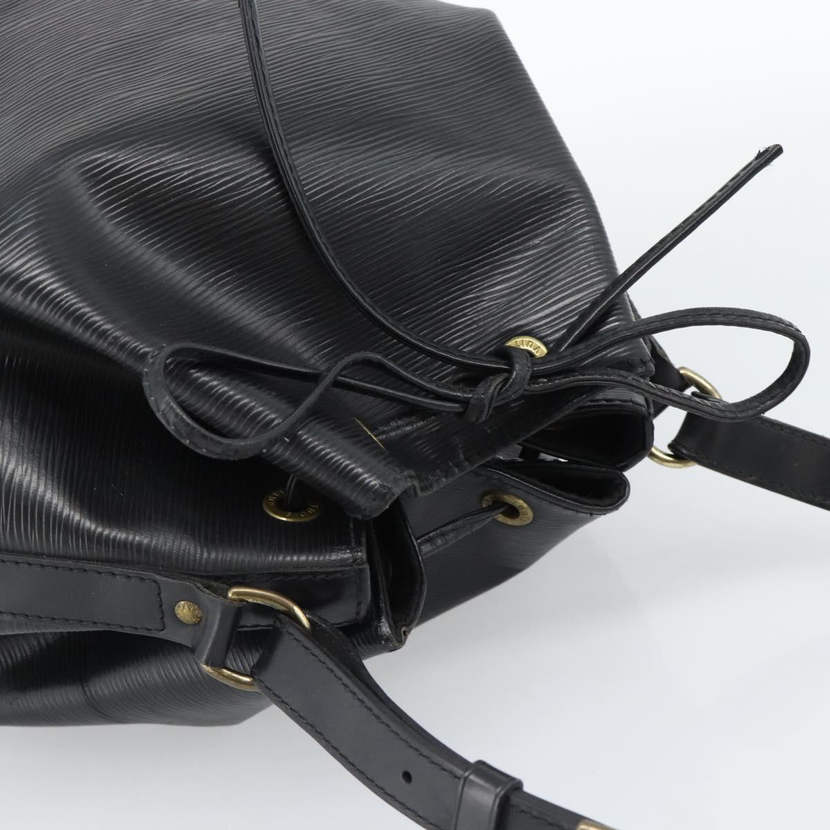 LOUIS VUITTON Epi Noe Shoulder Bag Black M44002 LV Auth 189185