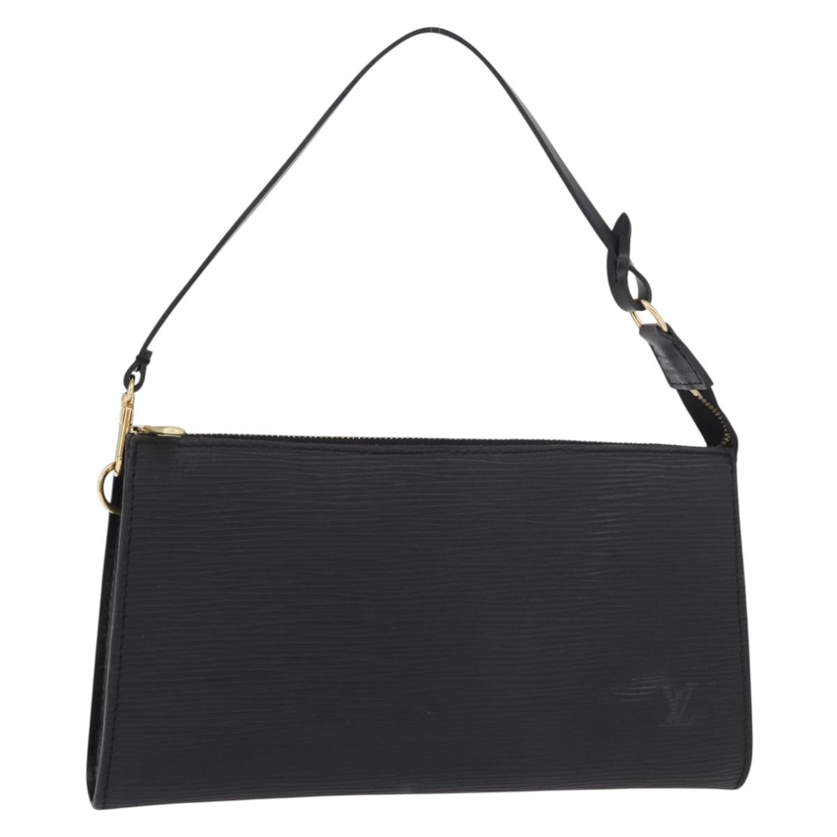 LOUIS VUITTON Epi Pochette Accessoires Black M52982 LV Auth 189193V