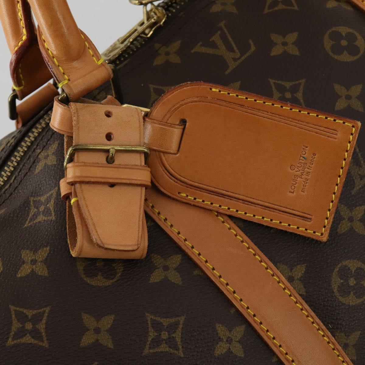 LOUIS VUITTON Monogram Keepall Bandouliere 60 Boston Bag M41412 LV Auth 189194