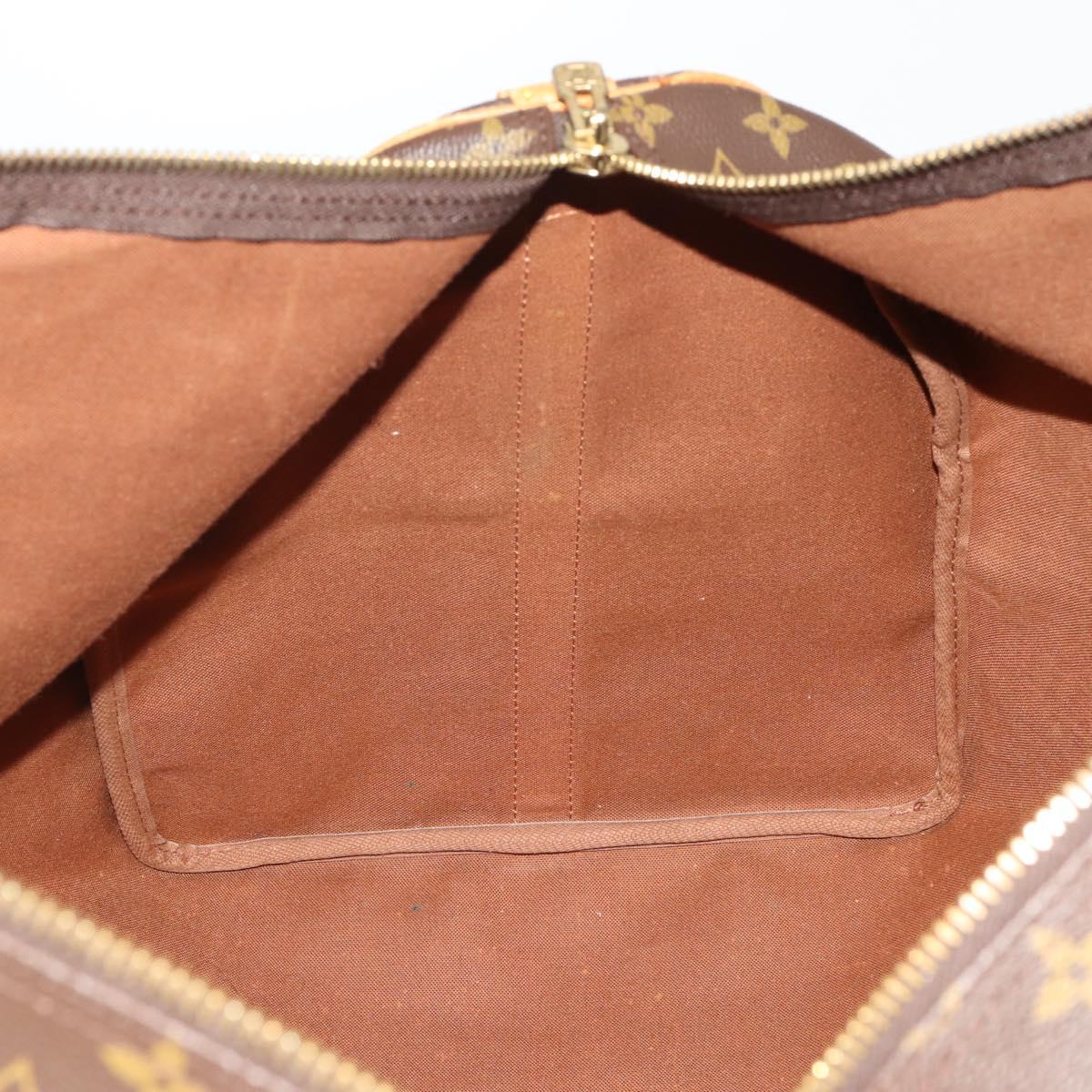 LOUIS VUITTON Monogram Keepall Bandouliere 60 Boston Bag M41412 LV Auth 189194