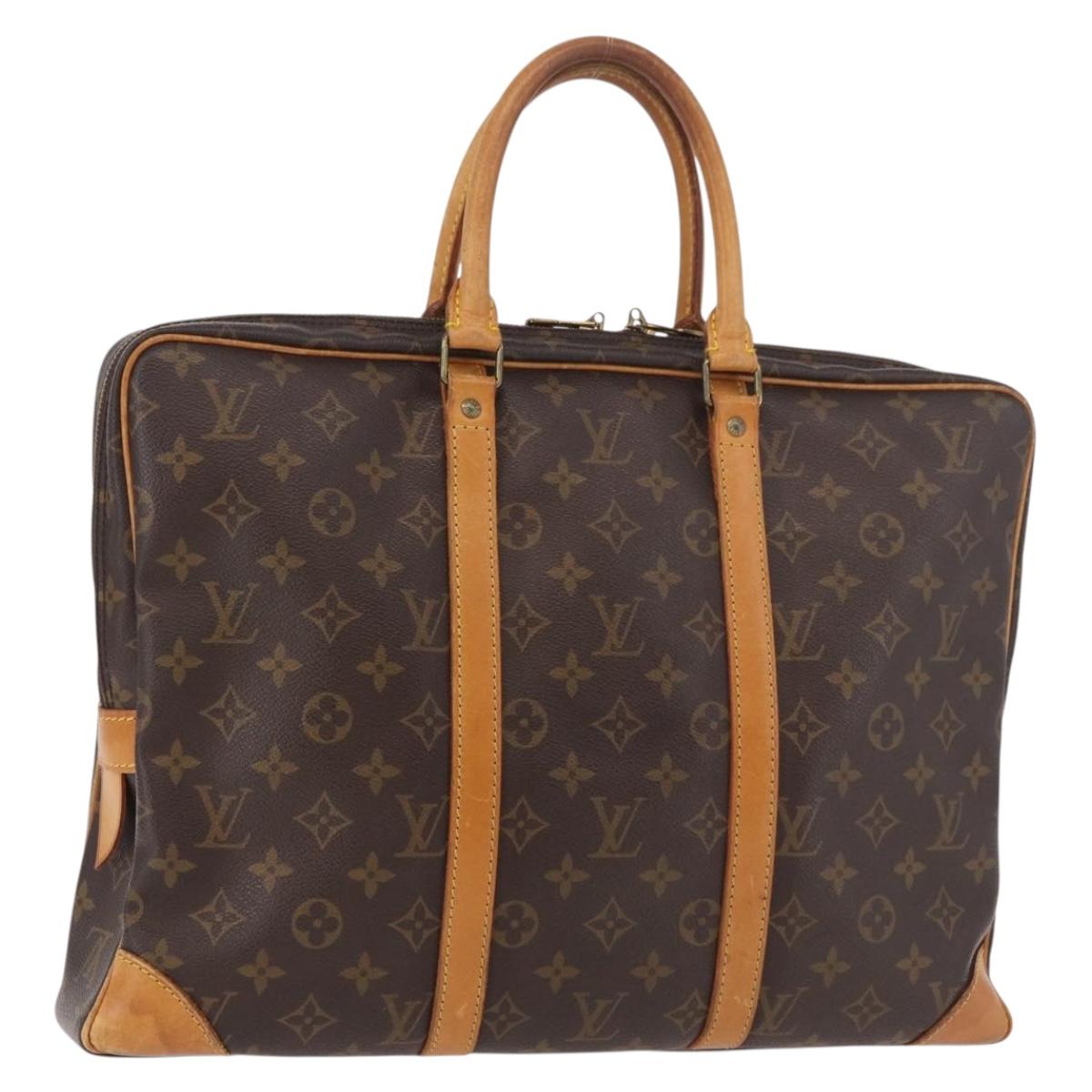 LOUIS VUITTON Monogram Porte Documents Voyage Business Bag M53361 LV Auth 189195