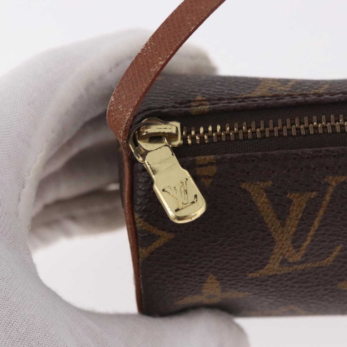 LOUIS VUITTON Monogram Papillon Pouch LV Auth 189197