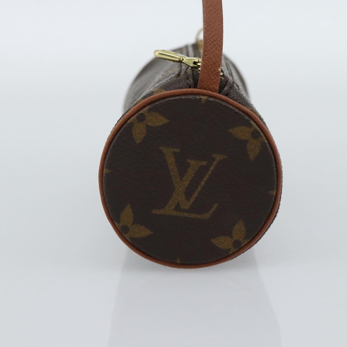 LOUIS VUITTON Monogram Papillon Pouch L096 LV Auth 189199