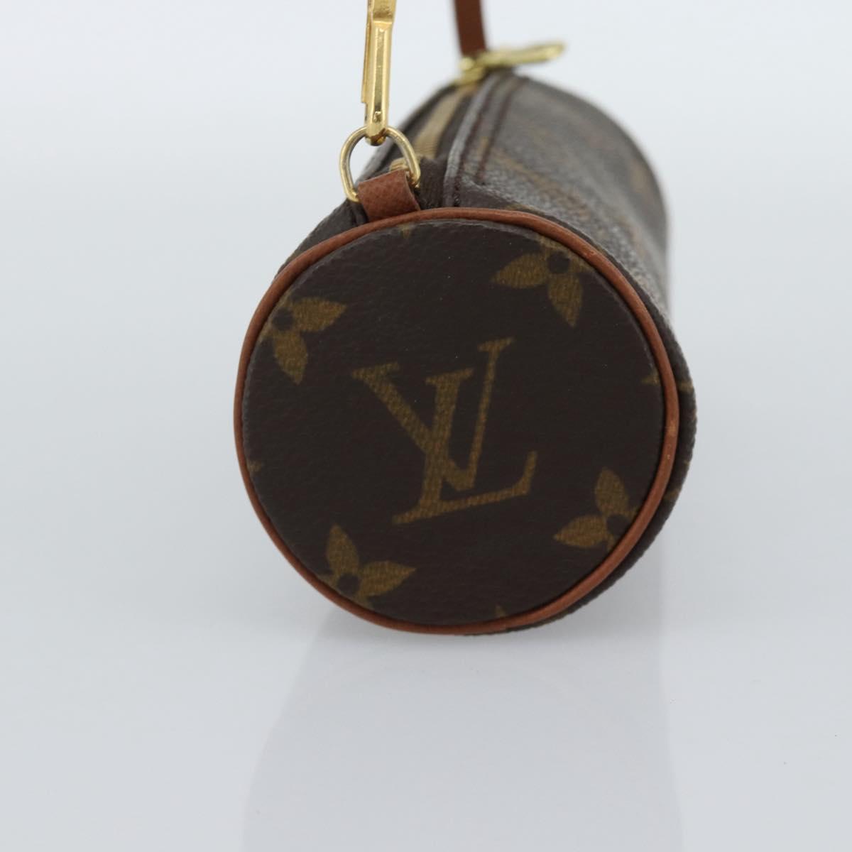 LOUIS VUITTON Monogram Papillon Pouch L096 LV Auth 189199