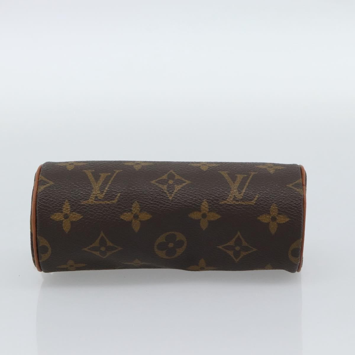 LOUIS VUITTON Monogram Papillon Pouch L096 LV Auth 189199
