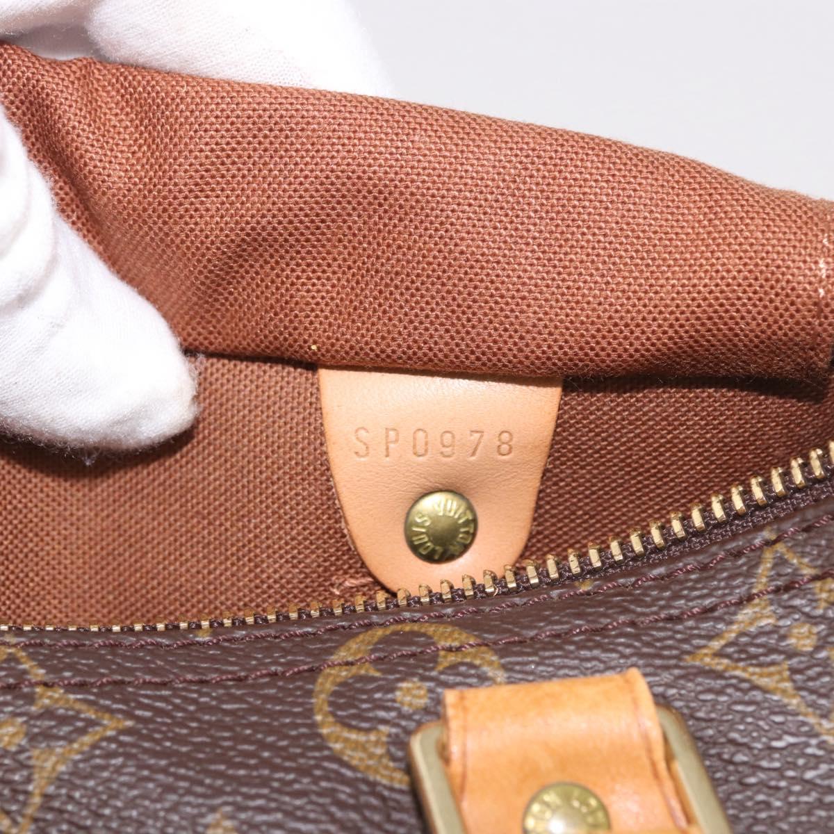 LOUIS VUITTON Monogram Speedy 25 Hand Bag M41528 LV Auth 189204A