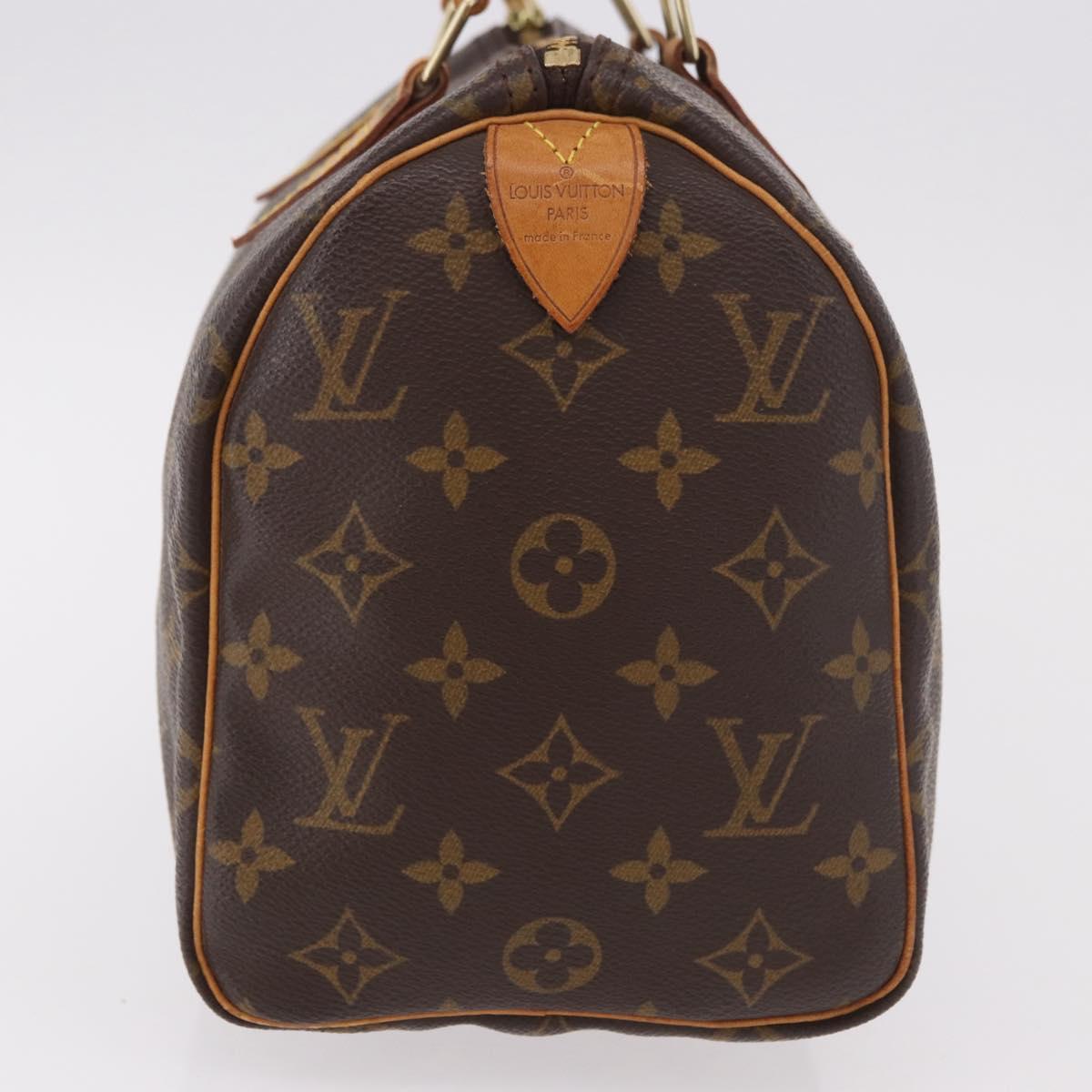 LOUIS VUITTON Monogram Speedy 25 Hand Bag M41528 LV Auth 189204A