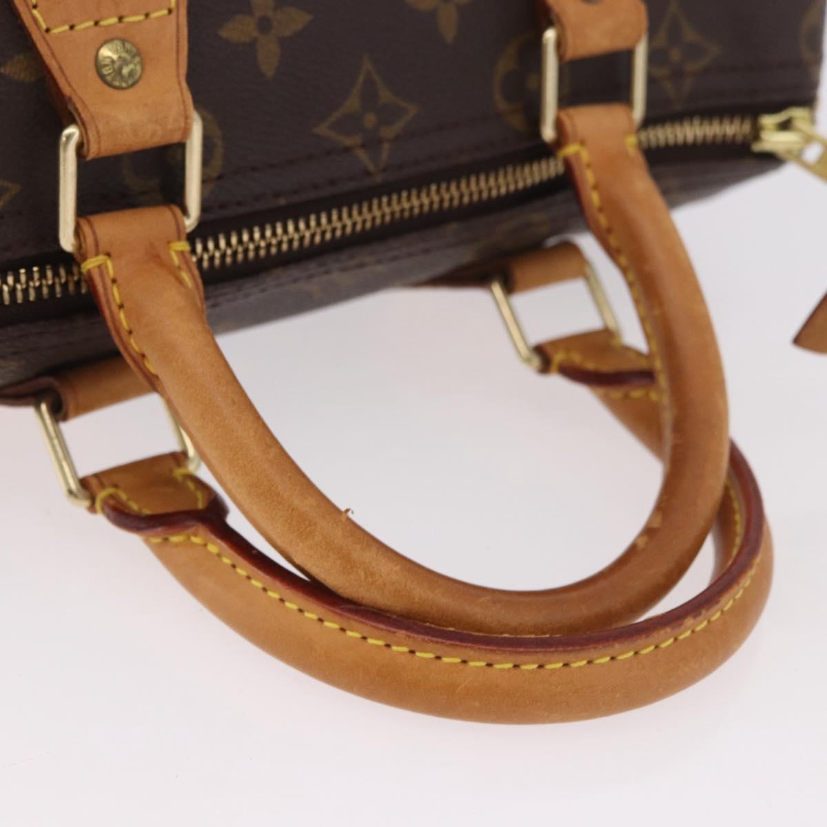 LOUIS VUITTON Monogram Speedy 25 Hand Bag M41528 LV Auth 189204A