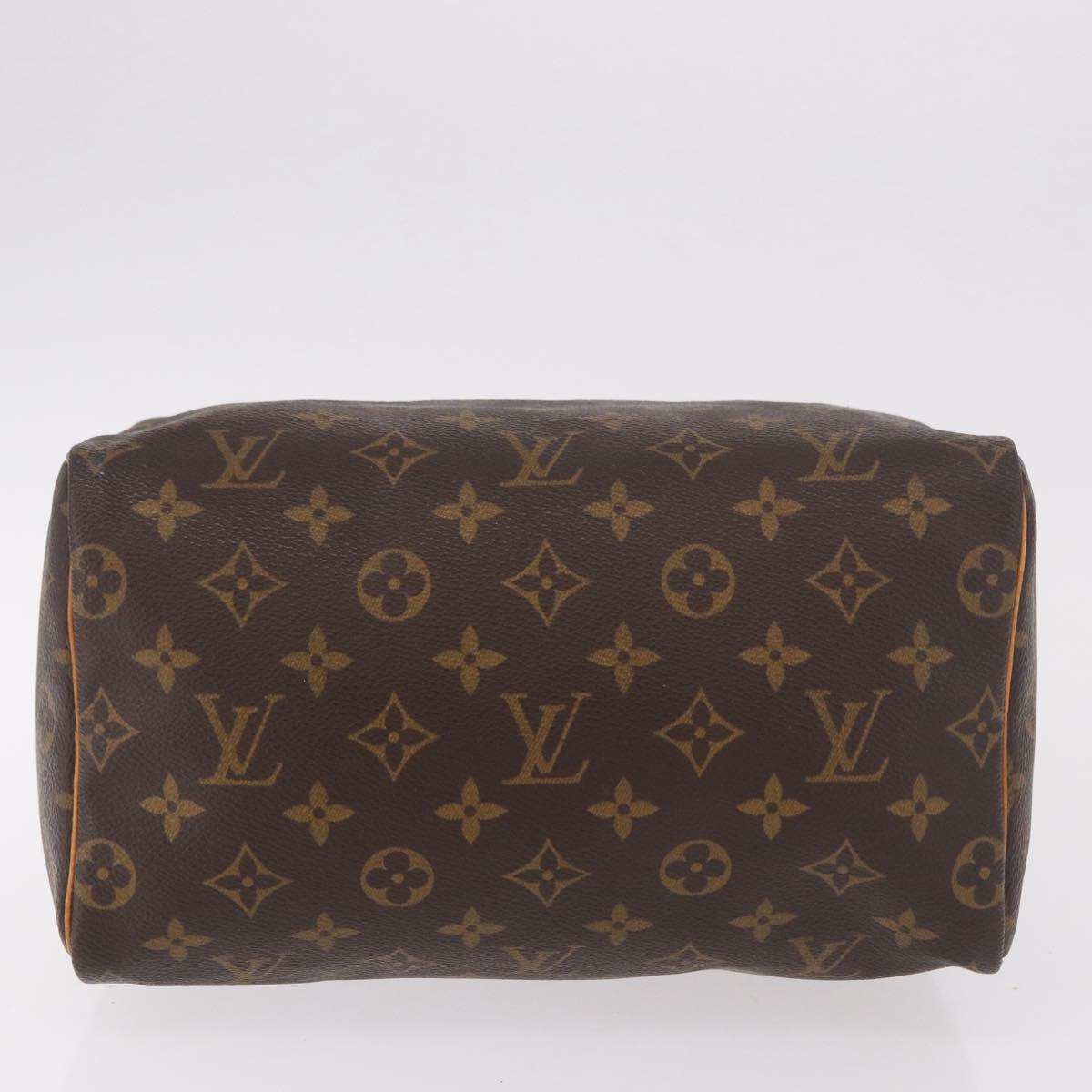 LOUIS VUITTON Monogram Speedy 25 Hand Bag M41528 LV Auth 189204A