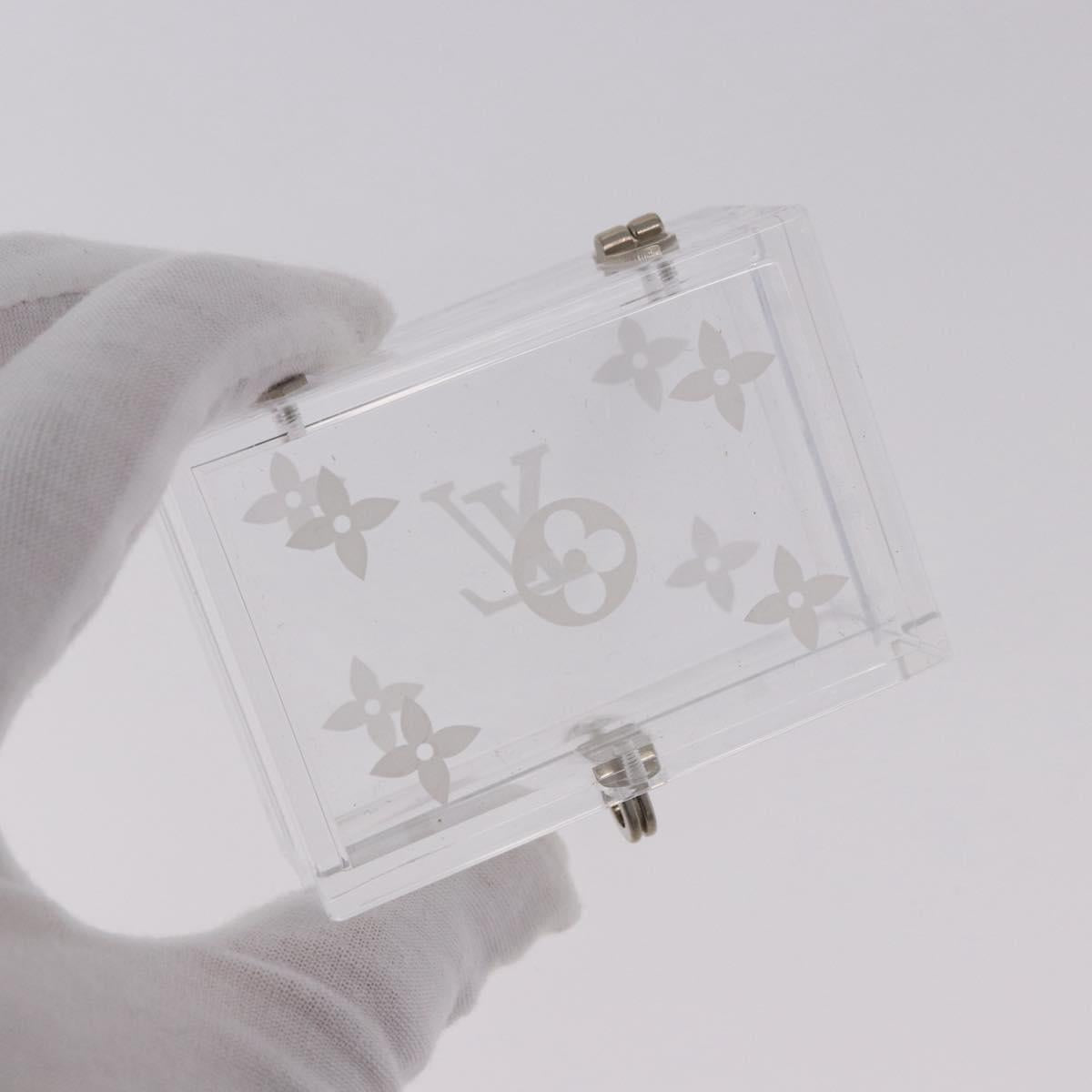 LOUIS VUITTON Domino Dice 6 Set Clear LV Auth 189211
