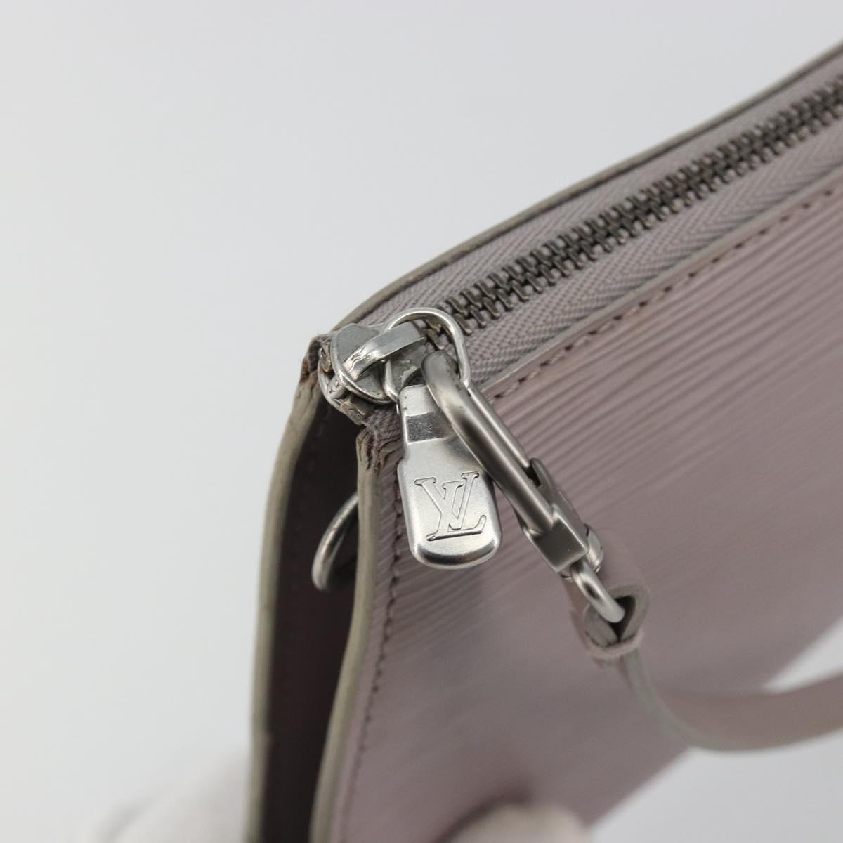 LOUIS VUITTON Epi Pochette Accessoires Accessory Pouch Lilac M52982 Auth 189213V