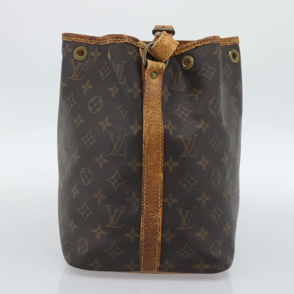 LOUIS VUITTON Monogram Petit Noe Shoulder Bag M42226 LV Auth 189218