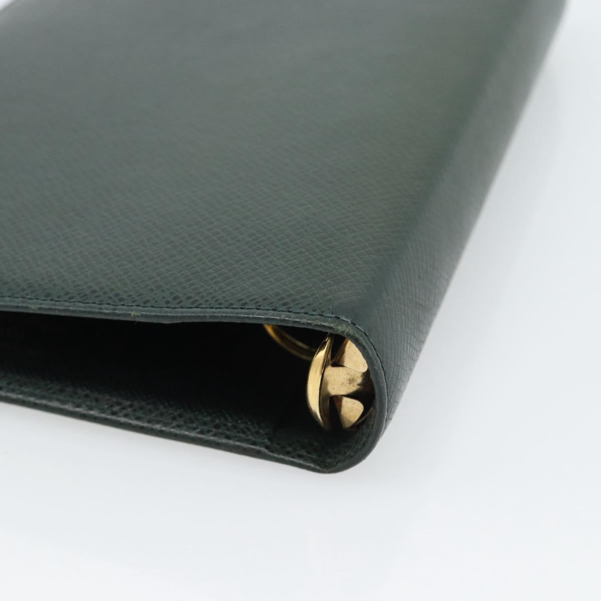 LOUIS VUITTON Taiga Agenda MM Day Planner Cover Epicea R20403 LV Auth 189219