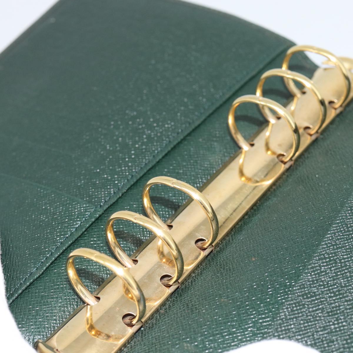 LOUIS VUITTON Taiga Agenda MM Day Planner Cover Epicea R20403 LV Auth 189219