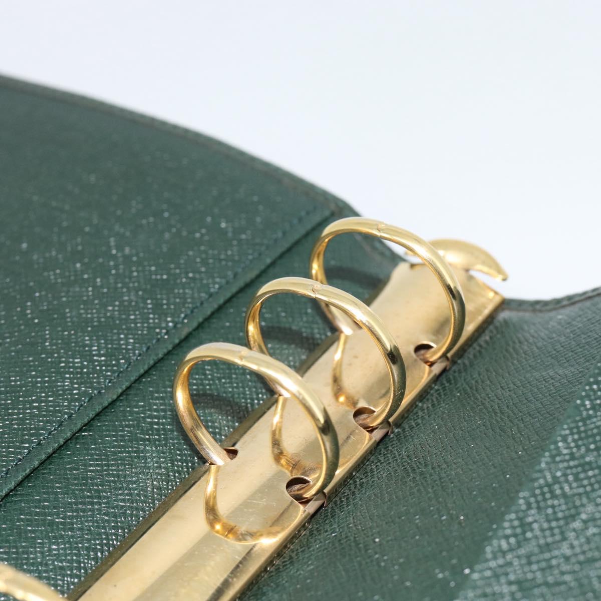 LOUIS VUITTON Taiga Agenda MM Day Planner Cover Epicea R20403 LV Auth 189219