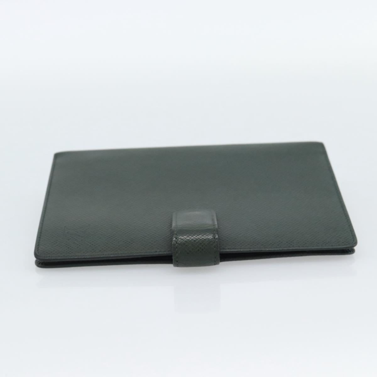 LOUIS VUITTON Taiga Agenda MM Day Planner Cover Epicea R20403 LV Auth 189219