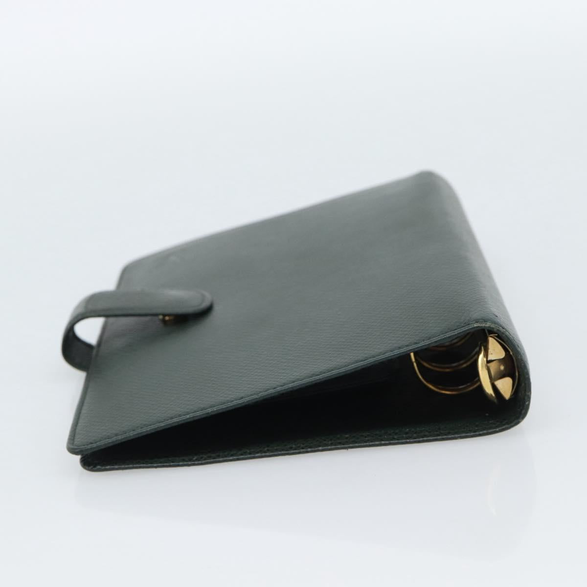 LOUIS VUITTON Taiga Agenda MM Day Planner Cover Epicea R20403 LV Auth 189219