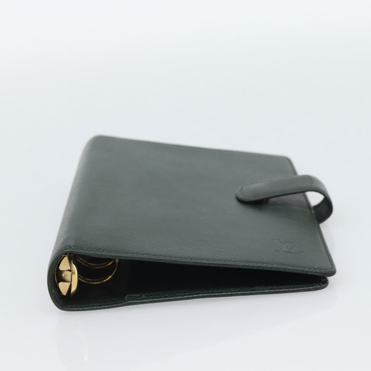 LOUIS VUITTON Taiga Agenda MM Day Planner Cover Epicea R20403 LV Auth 189219