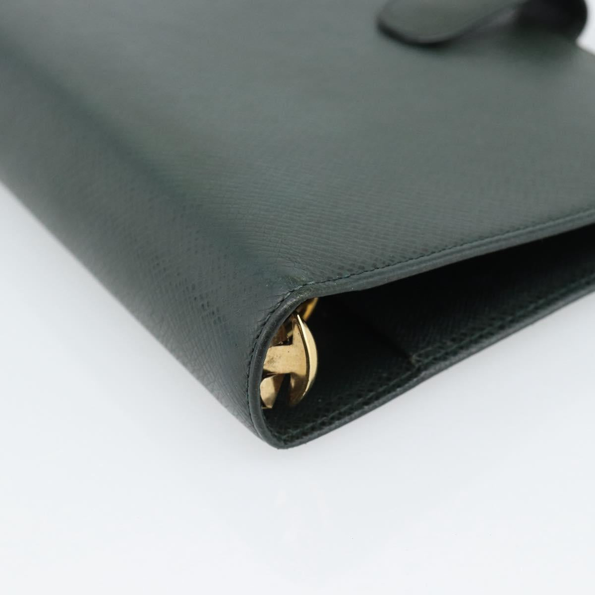 LOUIS VUITTON Taiga Agenda MM Day Planner Cover Epicea R20403 LV Auth 189219