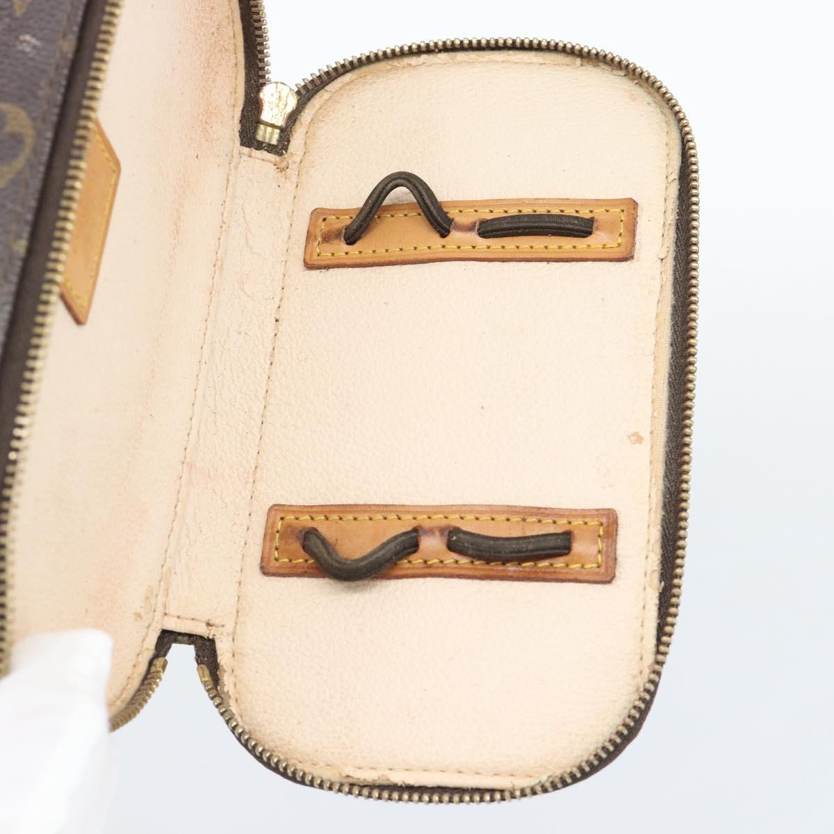LOUIS VUITTON Monogram Trousse Brush PM Cosmetic Pouch M47510 LV Auth 189220