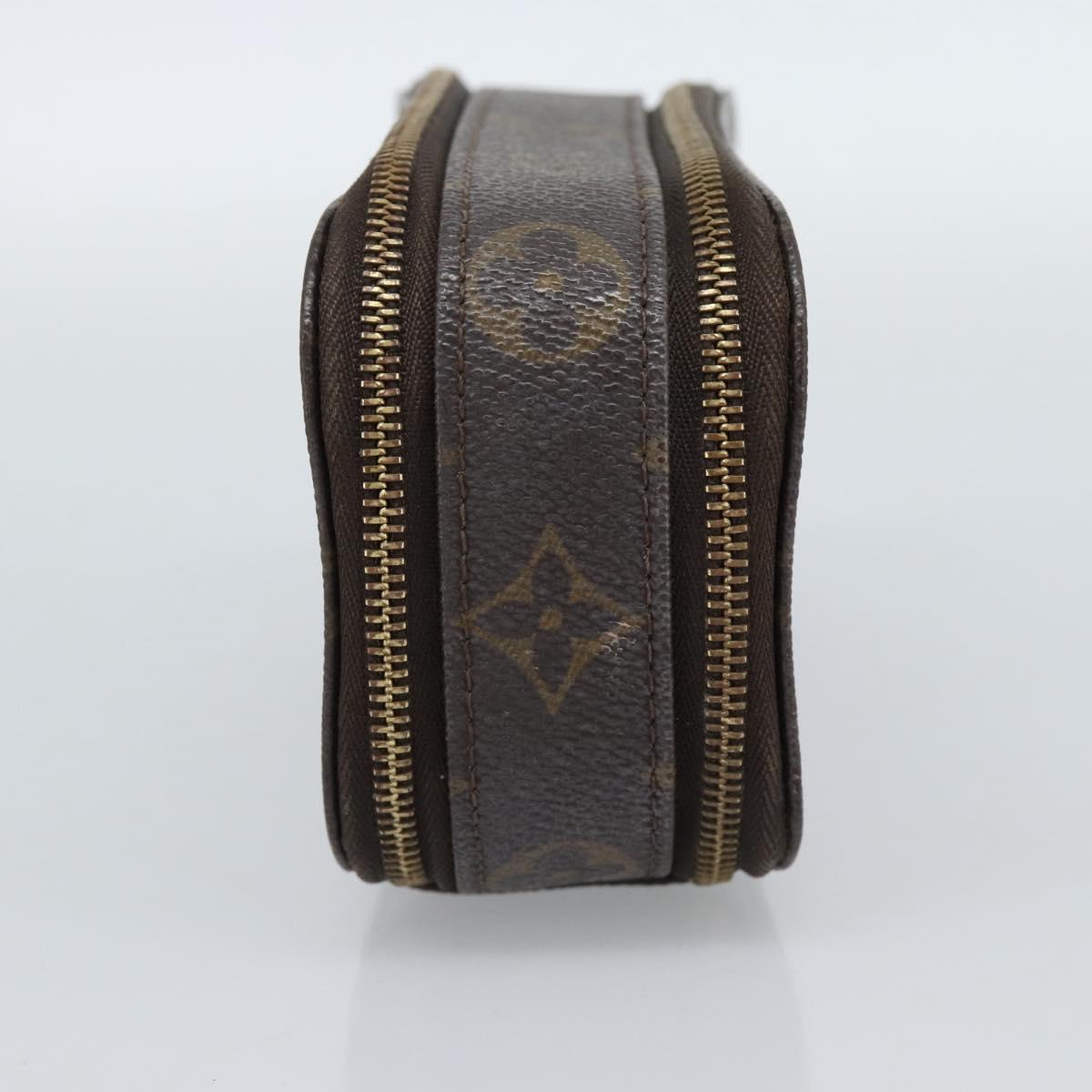 LOUIS VUITTON Monogram Trousse Brush PM Cosmetic Pouch M47510 LV Auth 189220