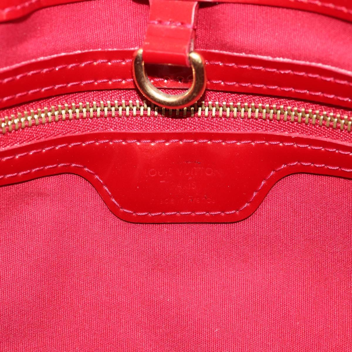 LOUIS VUITTON Monogram Vernis Wilshire PM Bag Pomme D'amour M93642 Auth 189225