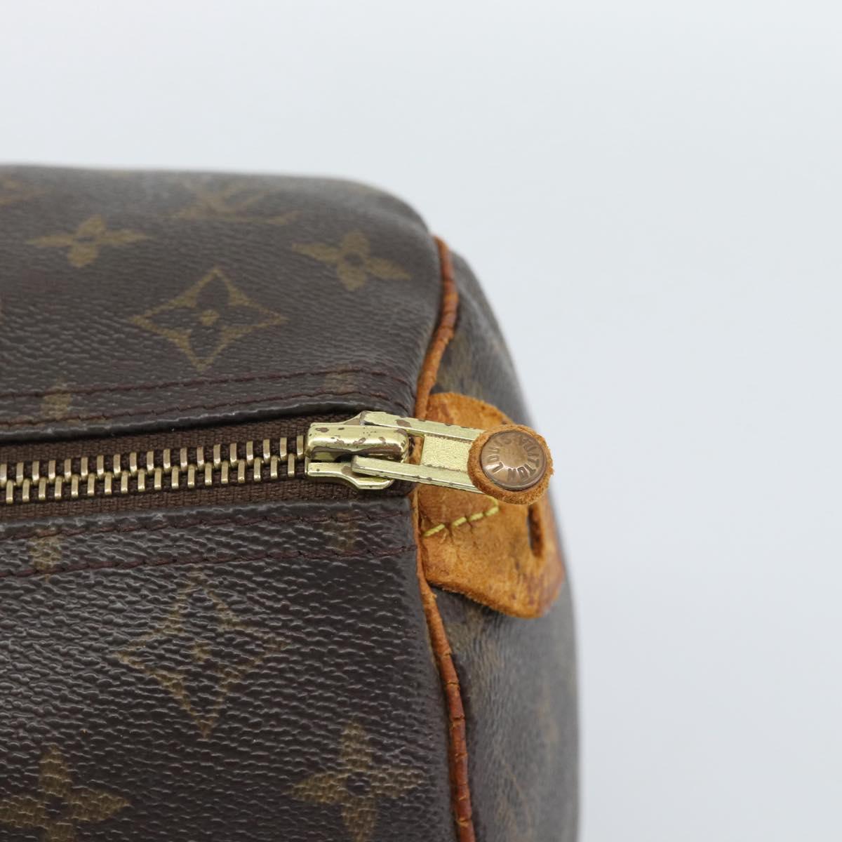 LOUIS VUITTON Monogram Speedy 30 Hand Bag M41526 LV Auth 189238