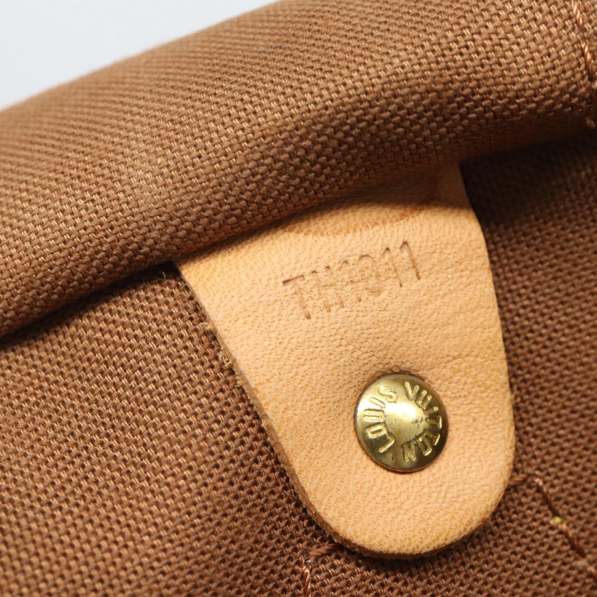 LOUIS VUITTON Monogram Speedy 30 Hand Bag M41526 LV Auth 189238