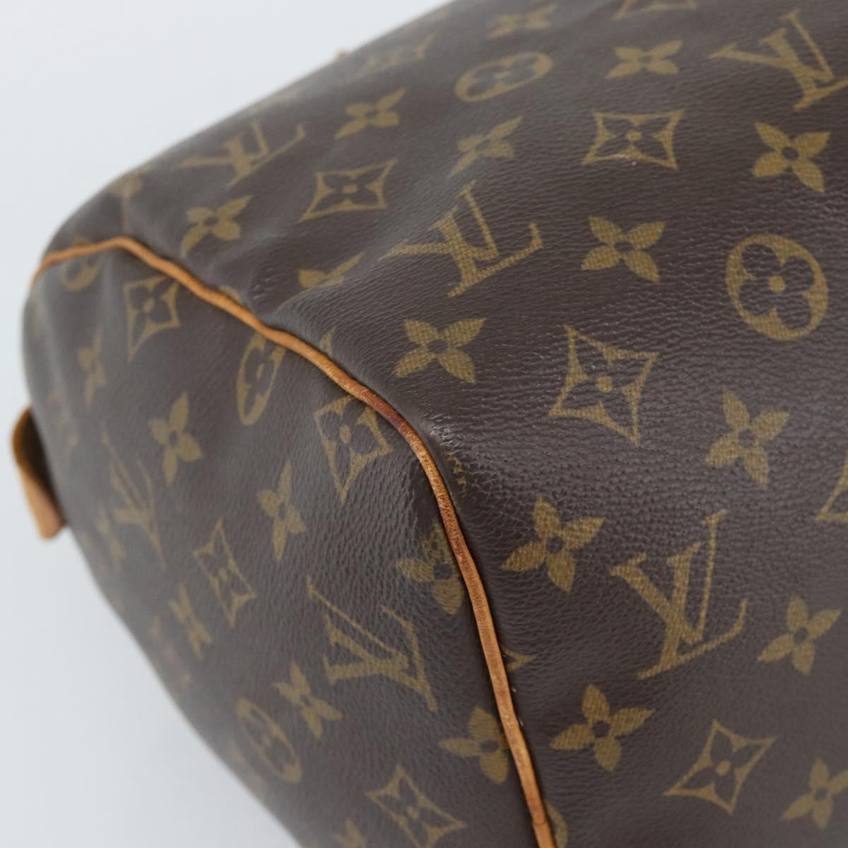 LOUIS VUITTON Monogram Speedy 30 Hand Bag M41526 LV Auth 189239